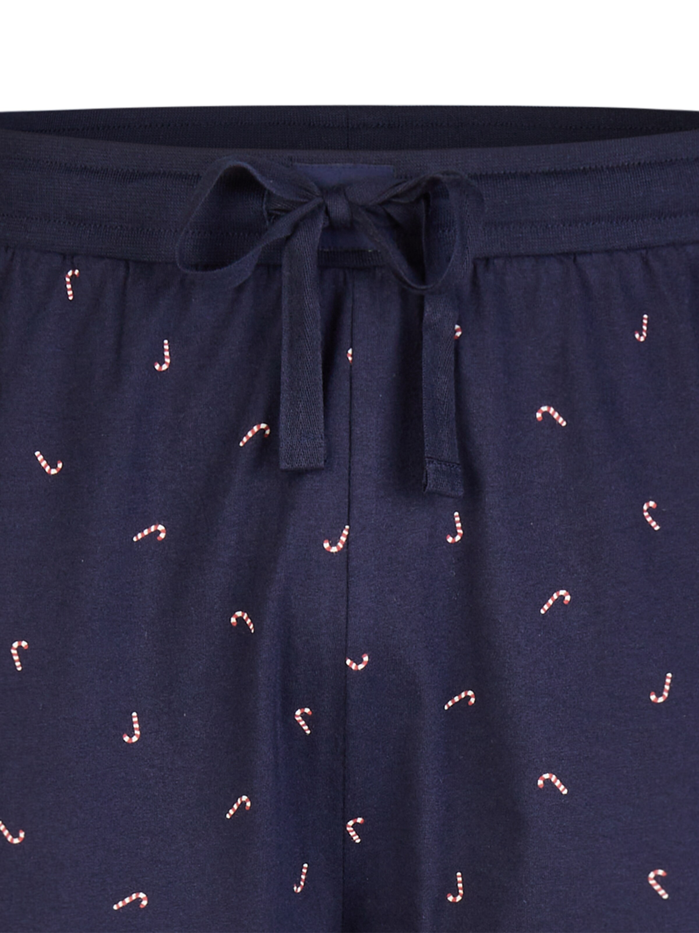 Happy Shorts Pyjamabroek ' XMAS ' in Blauw