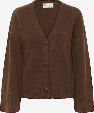 My Essential Wardrobe Cardigan 'Huxi' i brun: forside