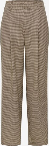Regular Pantalon à plis ONLY en beige : devant