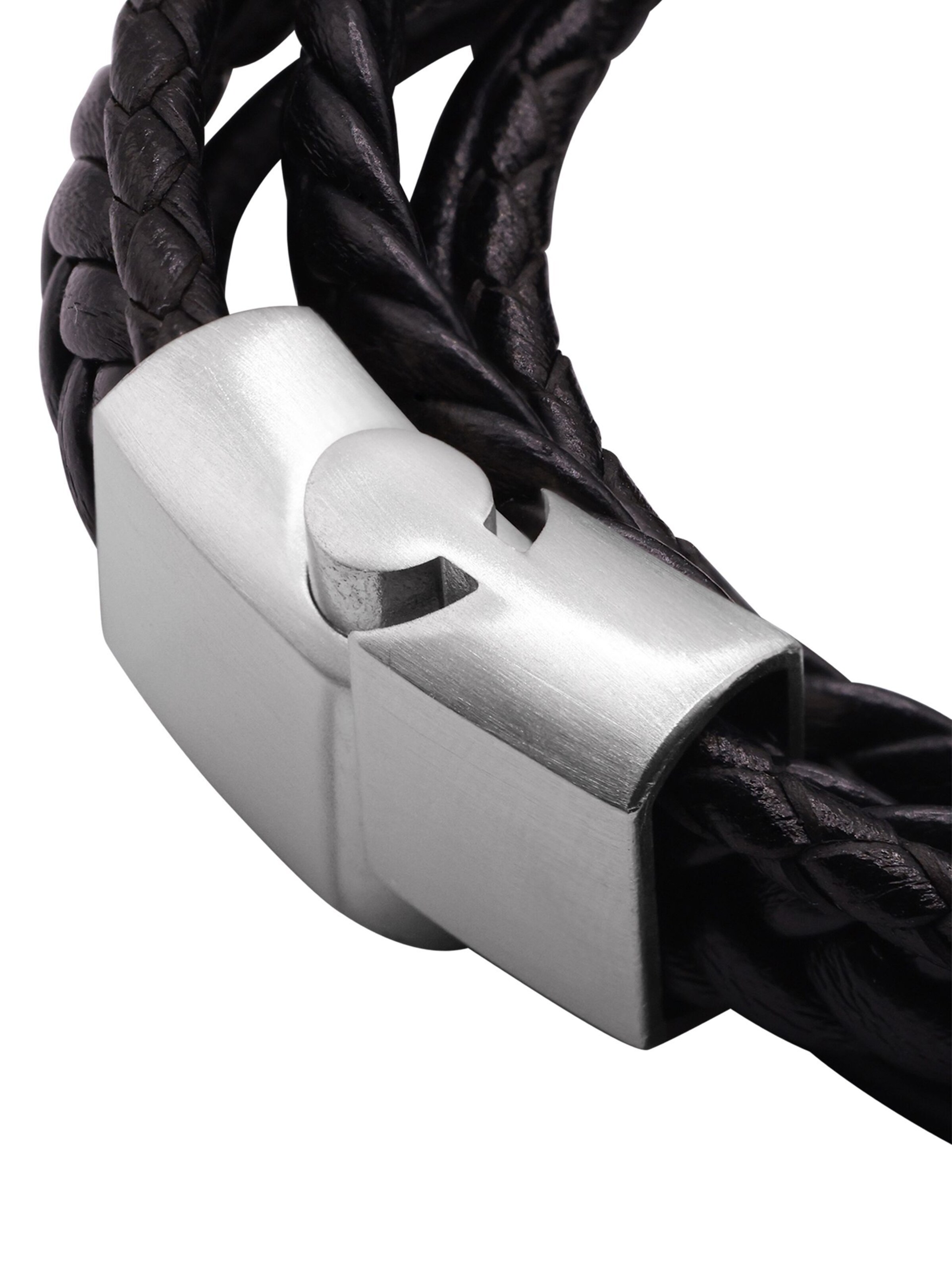 Bracelet 'Lewis' Heideman en noir