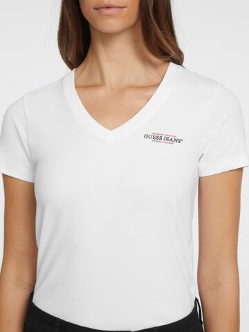 T-shirt GUESS JEANS en blanc