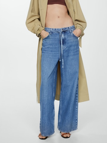 MANGO Loose fit Jeans 'Lucia' in Blue