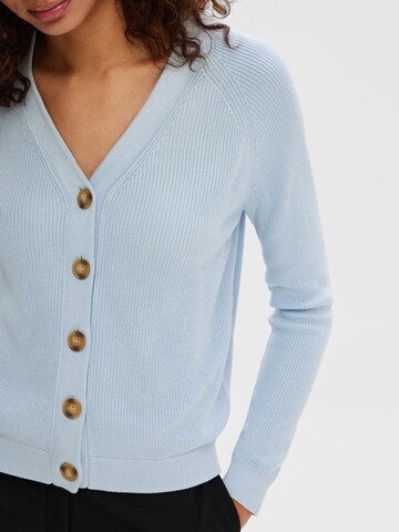 SELECTED Cardigan i blå