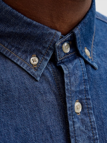 Regular fit Camicia 'JJEBROOK' di JACK & JONES in blu