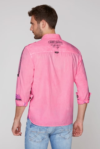 CAMP DAVID Klasický střih Košile – pink