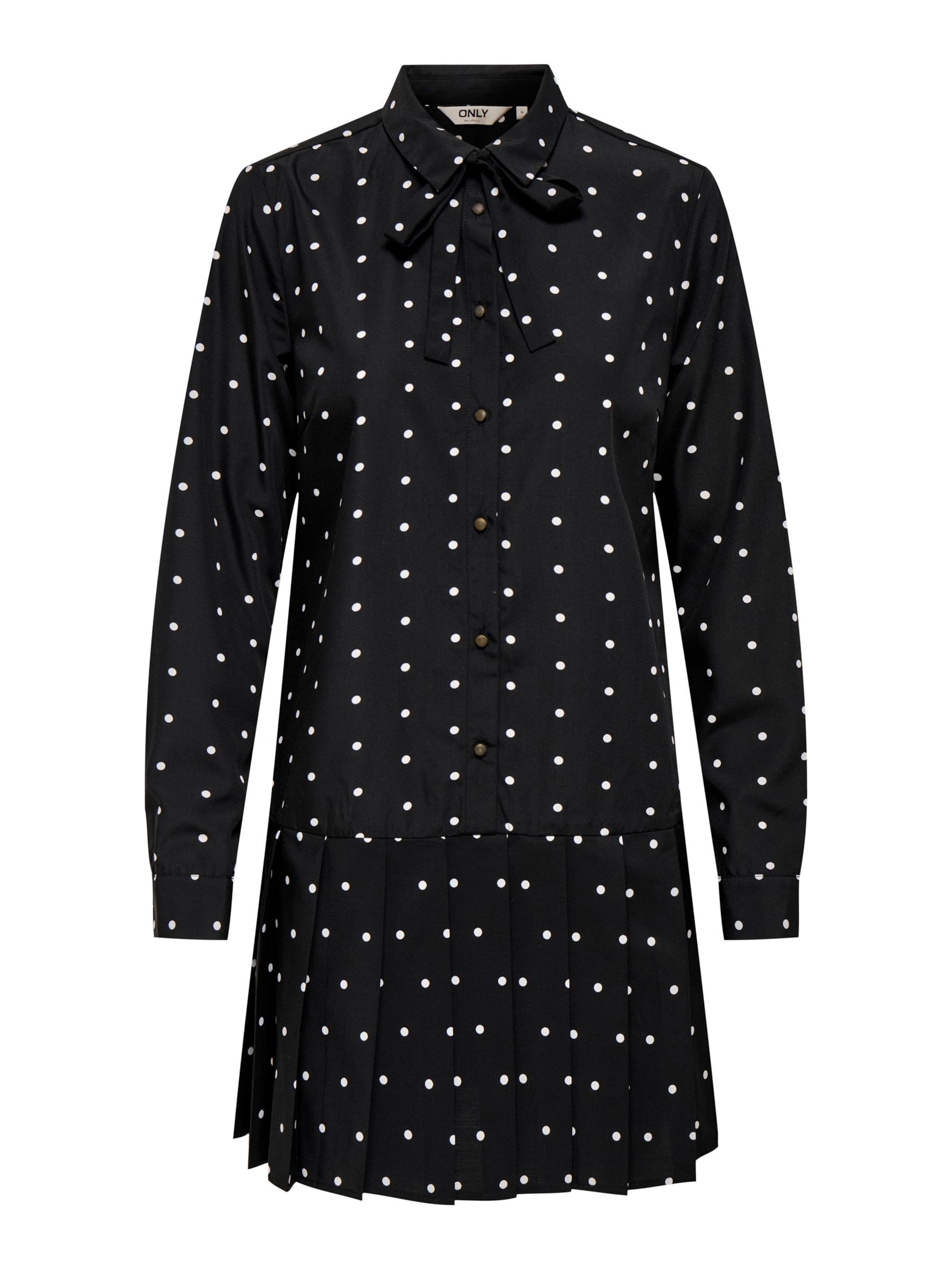 ONLY Vestido 'ONLMARGON' en negro / blanco, Vista del producto