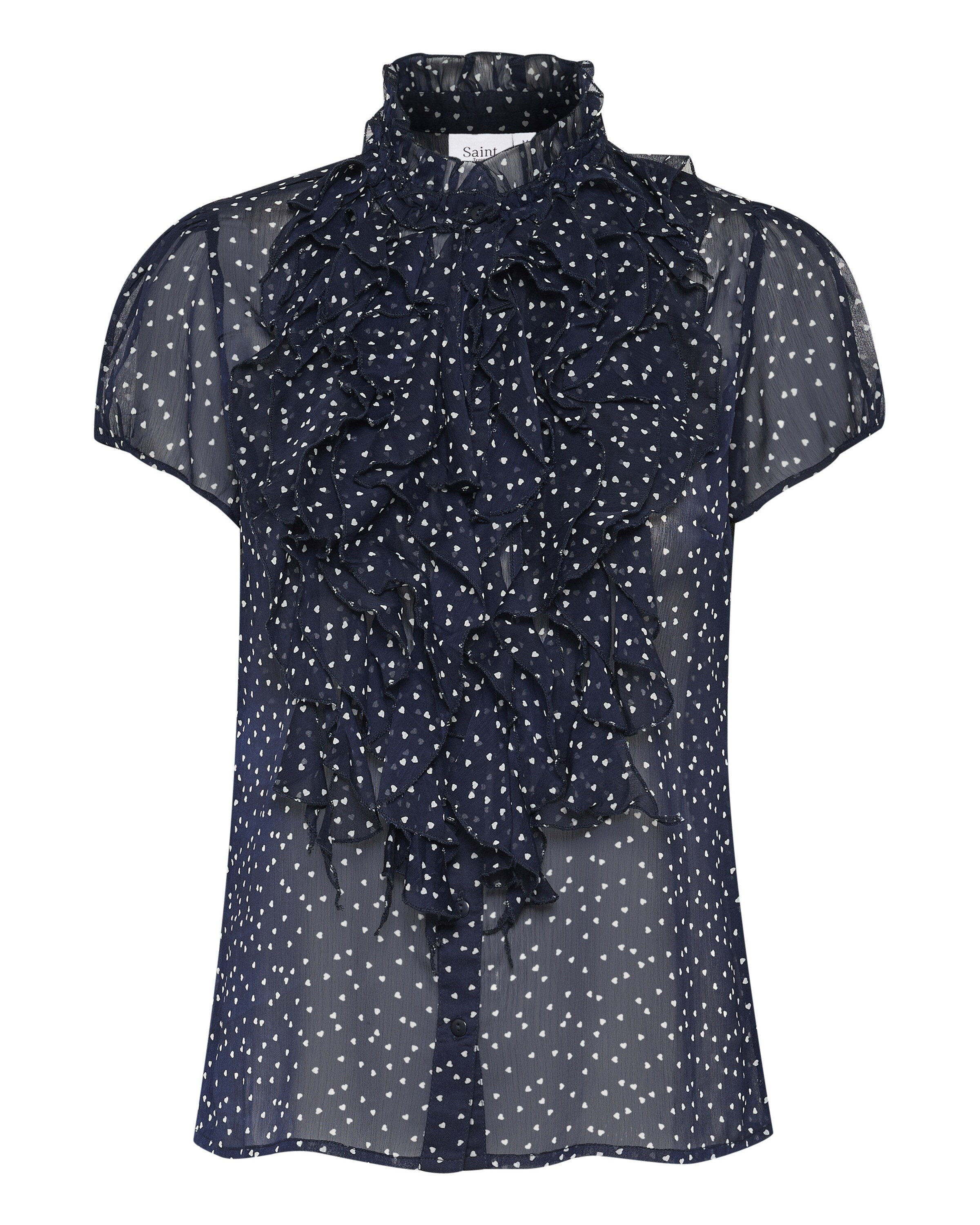 SAINT TROPEZ Футболка 'LiljaSZ' в Синий: спереди