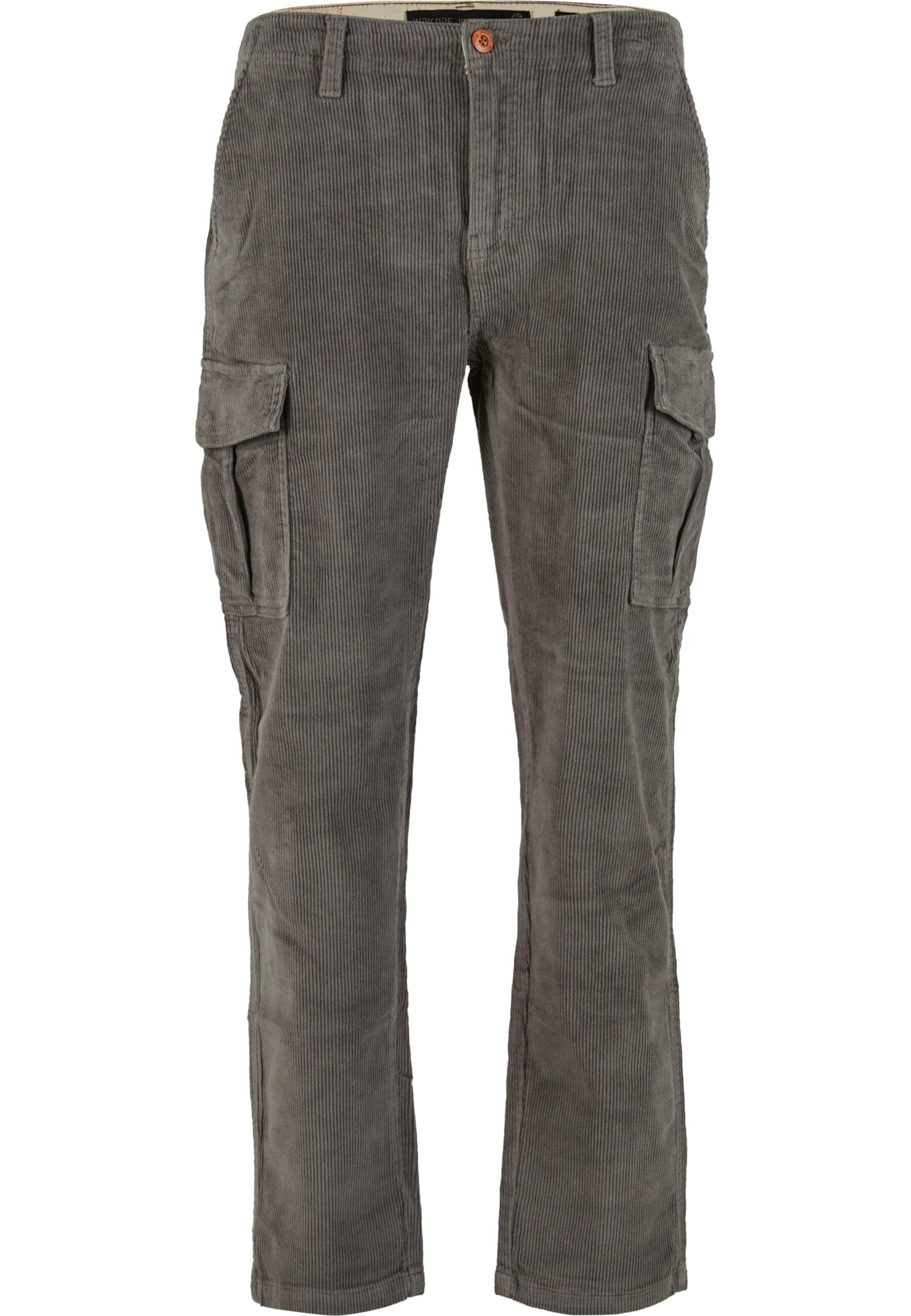 INDICODE JEANS Trousers in Grey: front