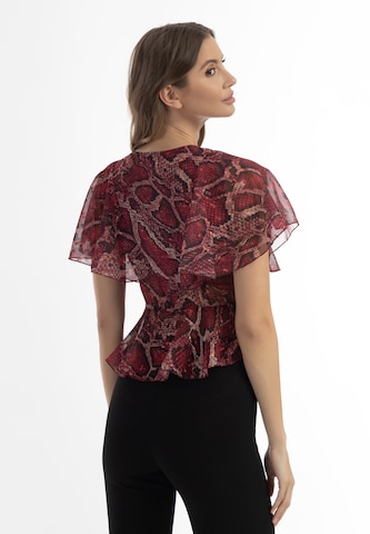 faina Blouse in Red