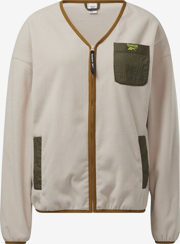 Veste en polaire 'Classics Polar' Reebok en beige