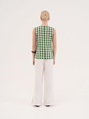 AmourLinen Top 'Blanca' in Green