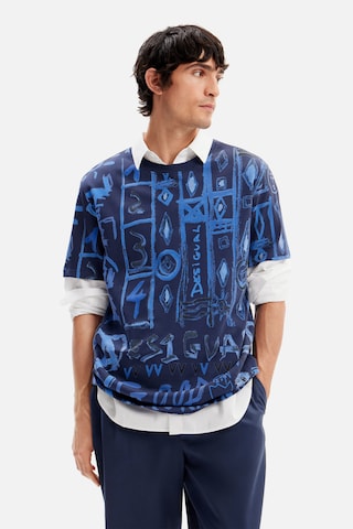 Desigual - Camiseta en azul