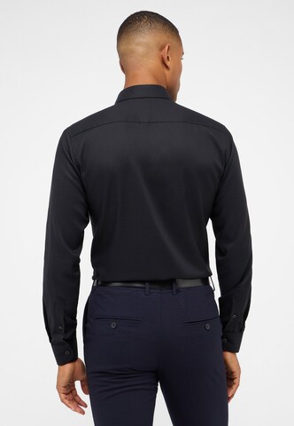 ETERNA Slim fit Business shirt in Black