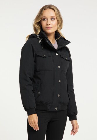 DreiMaster Klassik Winter Jacket in Black: front