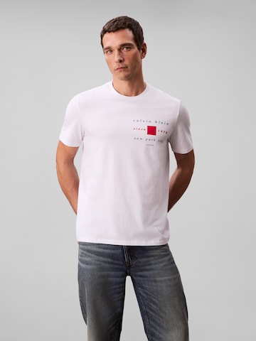 Calvin Klein Футболка в Белый: спереди