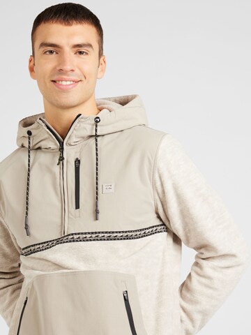 Veste en polaire fonctionnelle 'GRAPHENE' BILLABONG en beige