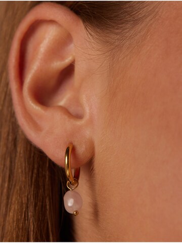 Boucles d'oreilles 'Colourful' Lucardi en or : devant