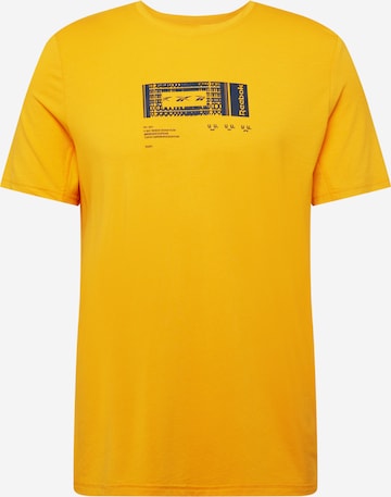 Reebok Performance shirt in Yellow: front