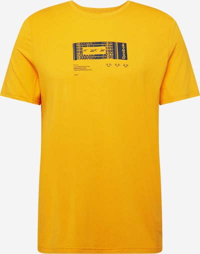 Reebok Sport Funktionsshirt in goldgelb / schwarz, Produktansicht