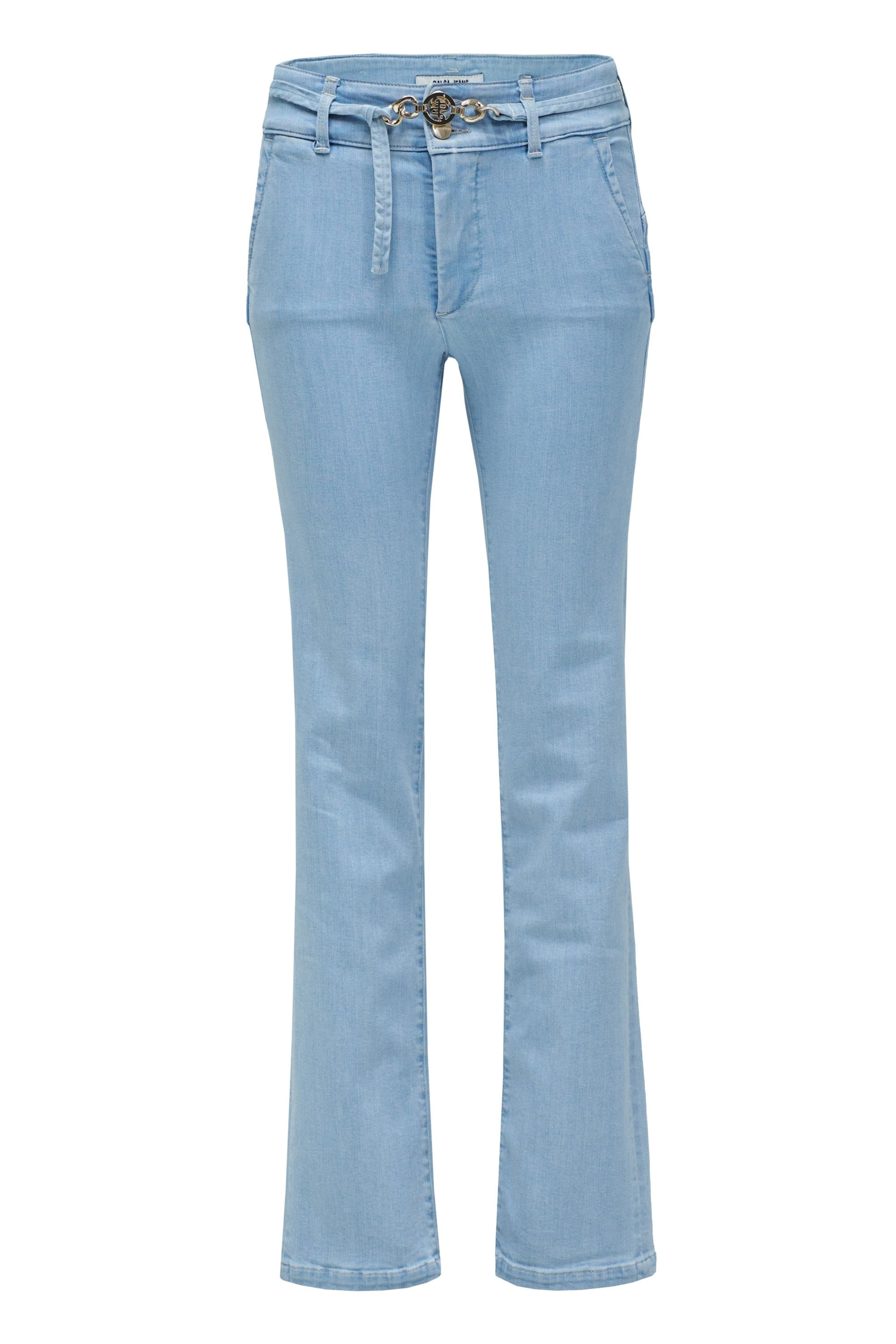 Salsa Jeans Regular Chino in Blauw: voorkant