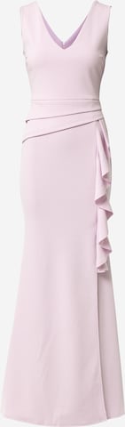 WAL G. Suknia wieczorowa 'FLORENCE FRILL' w kolorze fioletowy: przód
