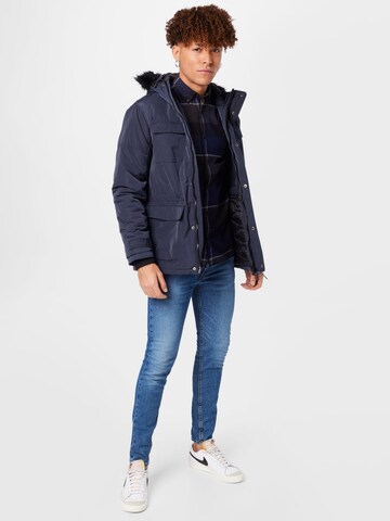 Petrol Industries Winter Parka in Blue