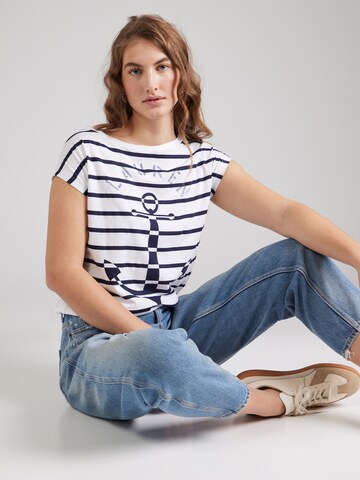 Lauren Ralph Lauren Футболка 'Grieta' в Белый: спереди