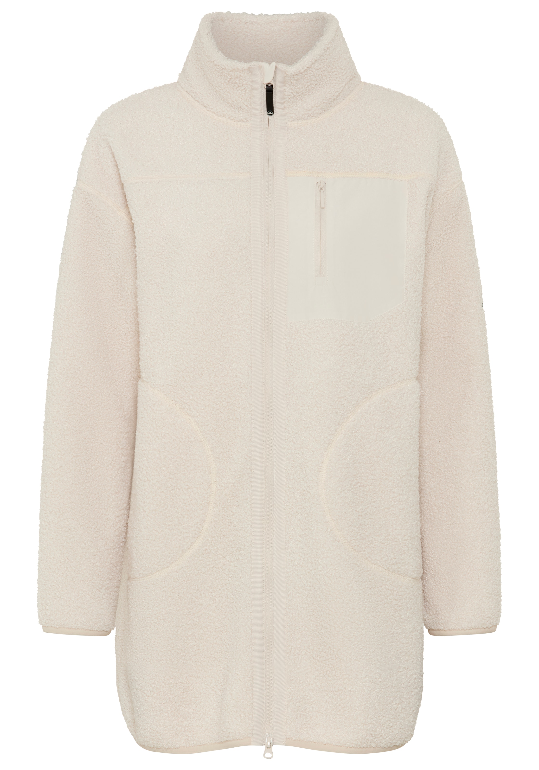POLARINO Fleece Jacket in White: front