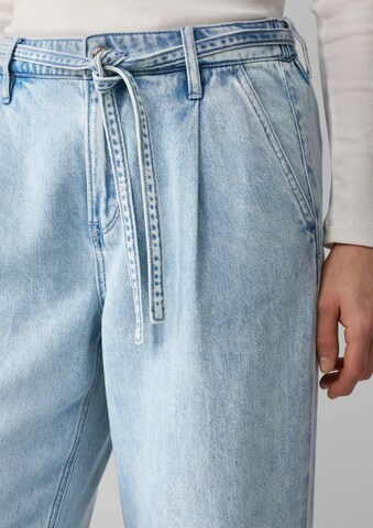 s.Oliver Wide leg Bandplooi jeans 'Suri' in Blauw