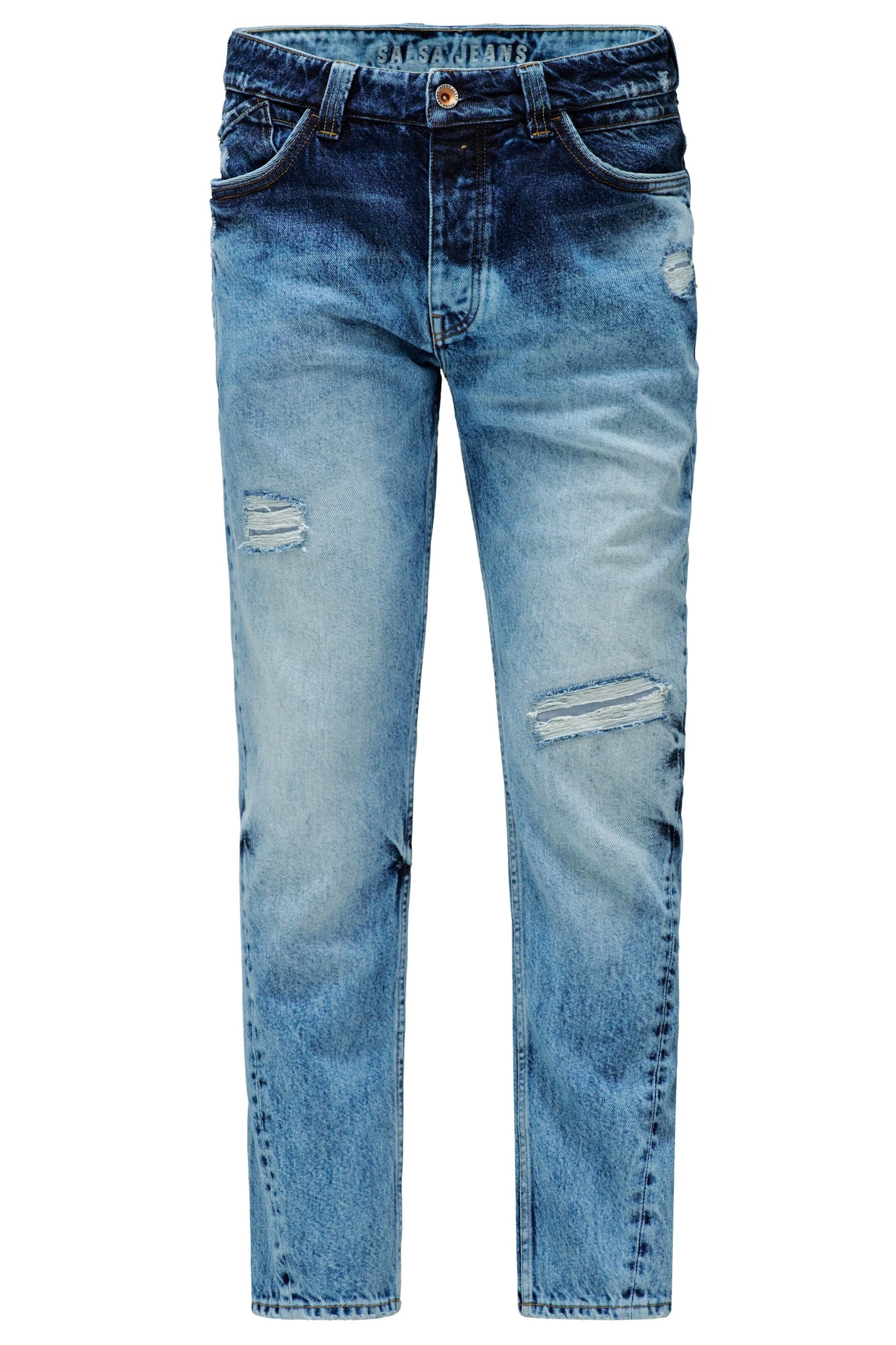 Salsa Jeans Regular Jeans in Blauw: voorkant