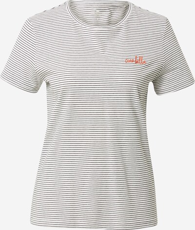 TOM TAILOR Shirt in de kleur Zwart / Offwhite, Productweergave