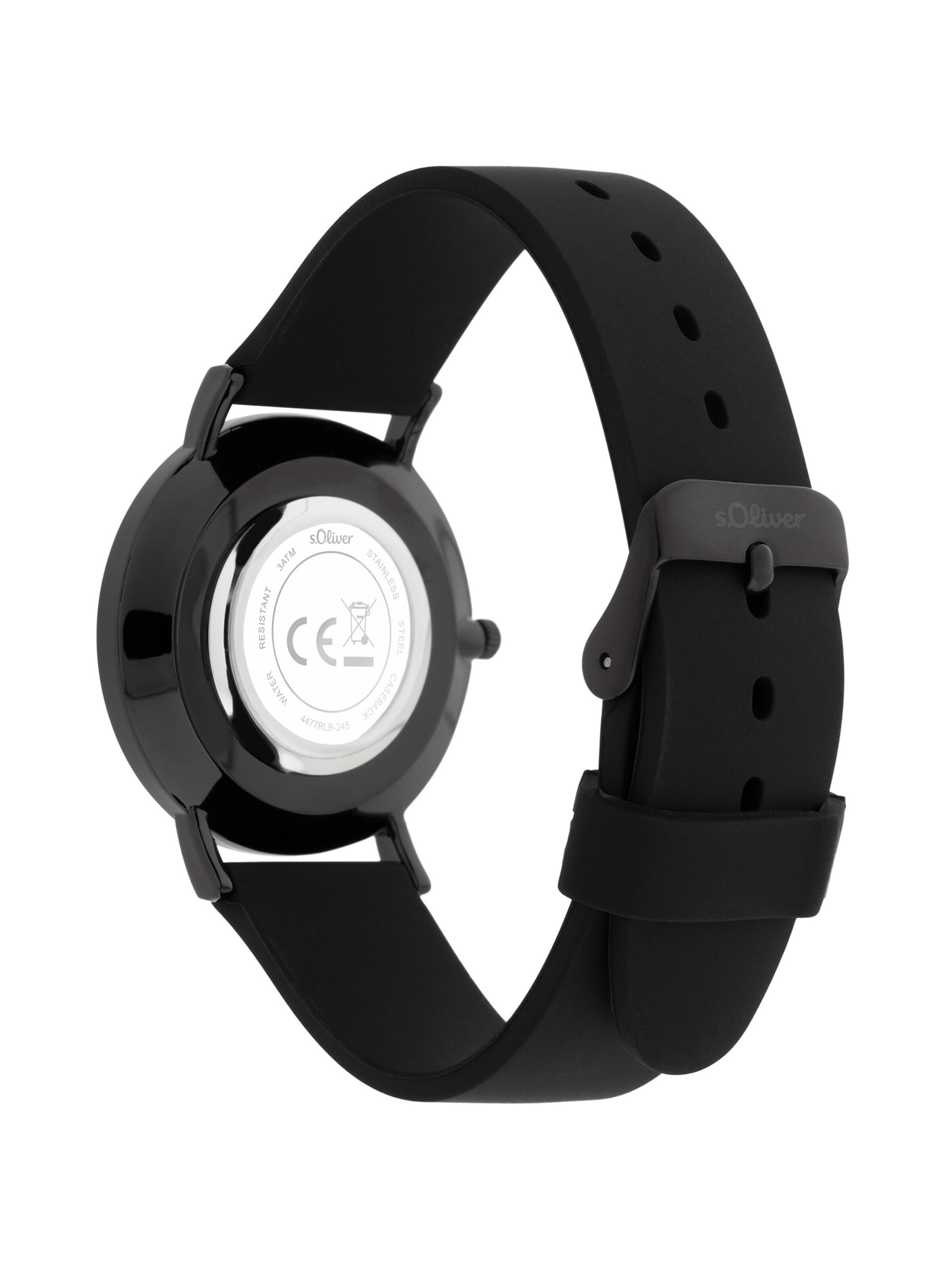 s.Oliver Analog Watch in Black