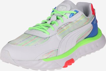 Sneaker 'Wild Rider Spectra' de la PUMA pe alb: față