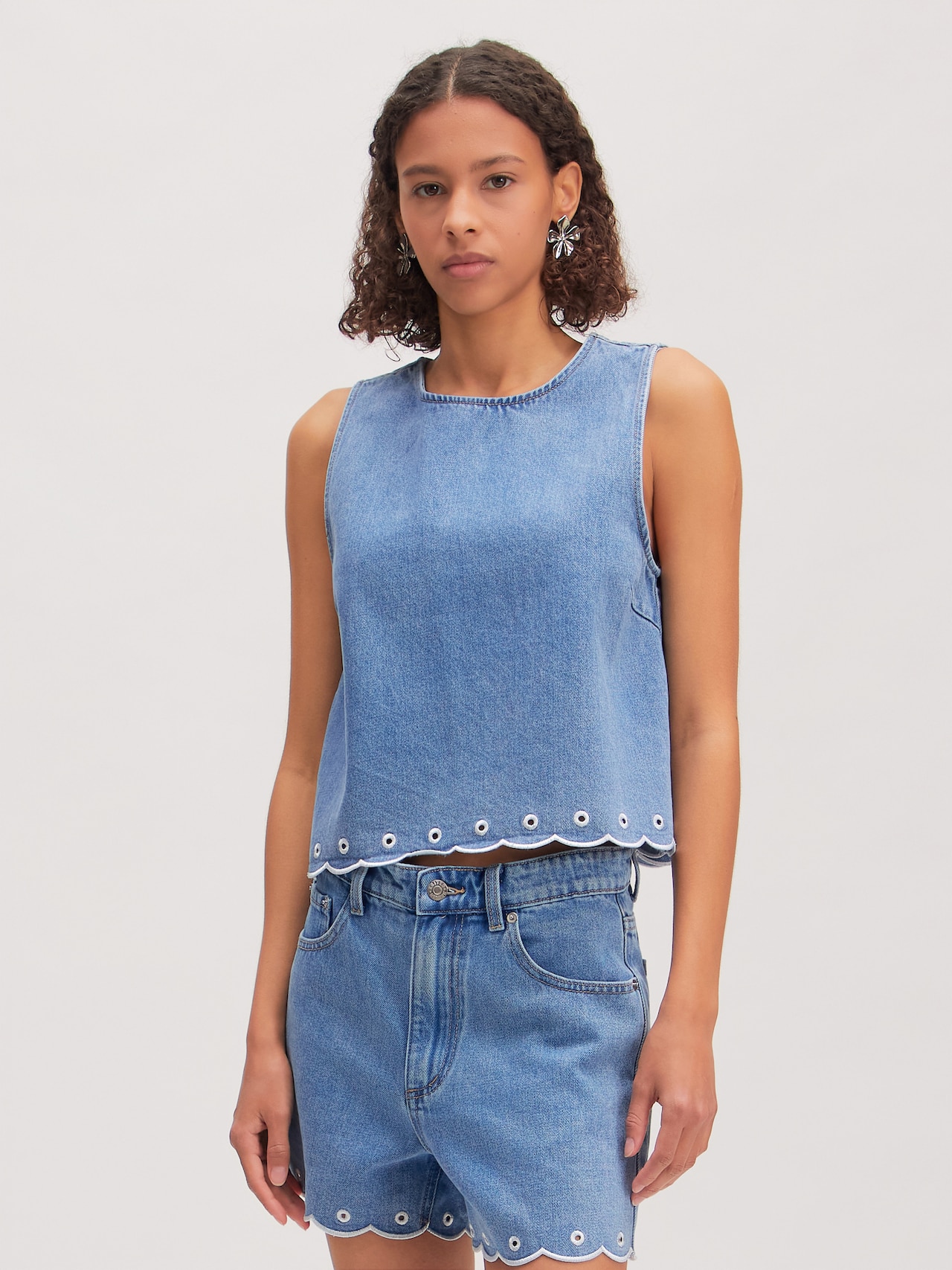 EDITED Nouveautés Haut 'Cecelia' bleu