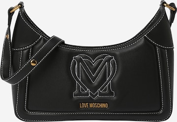 Love Moschino Taška přes rameno 'MY HEART' – černá: přední strana