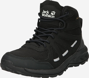 JACK WOLFSKIN Boots 'WOODLAND 2' in Zwart: voorkant