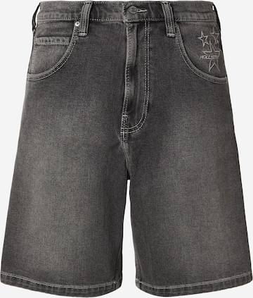 HOLLISTER Baggy Farkut värissä musta: etupuoli