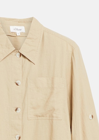 s.Oliver Bluse in Beige