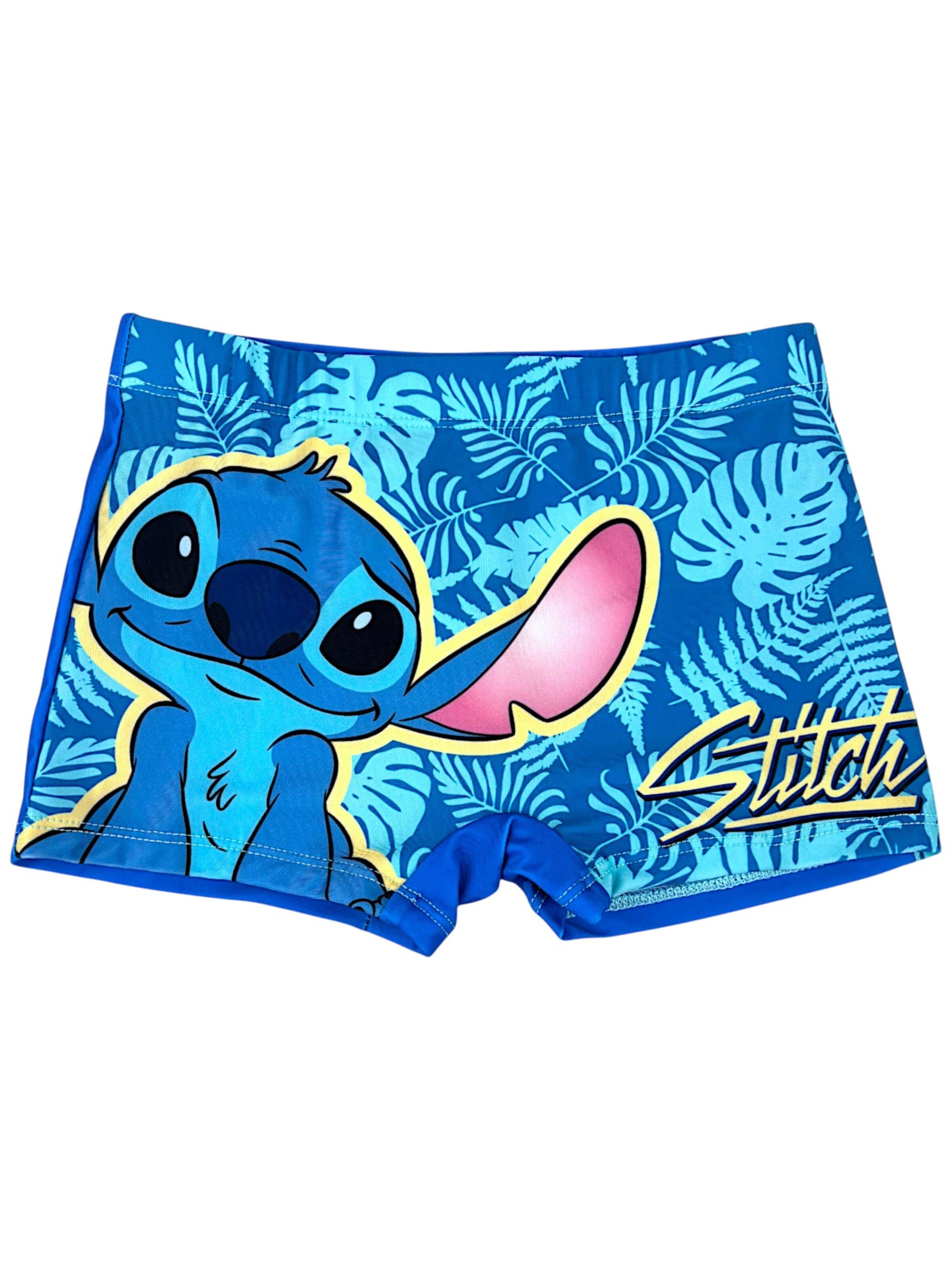 Disney Lilo & Stitch Badeshorts 'Disney Stitch Badehose'‌‌‌‌‌‌‌ in Blau: Vorderseite