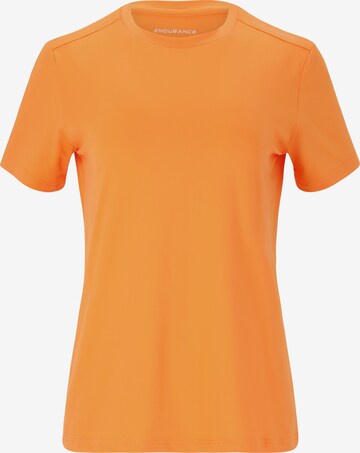 ENDURANCE Functioneel shirt 'Chalina' in Oranje: voorkant