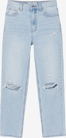 Pull&Bear Regular Jeans in Blue: front