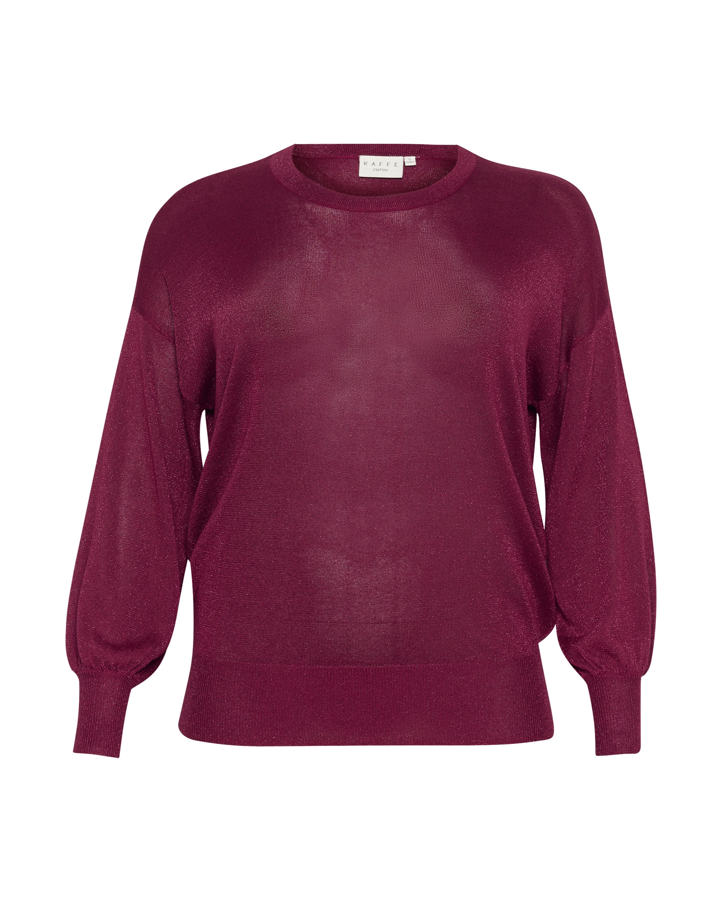 Pull-over 'KC Ankia' KAFFE CURVE en rouge : devant