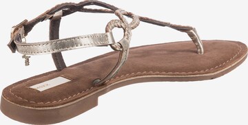 Flip-flops 'Jolene' de la MEXX pe auriu