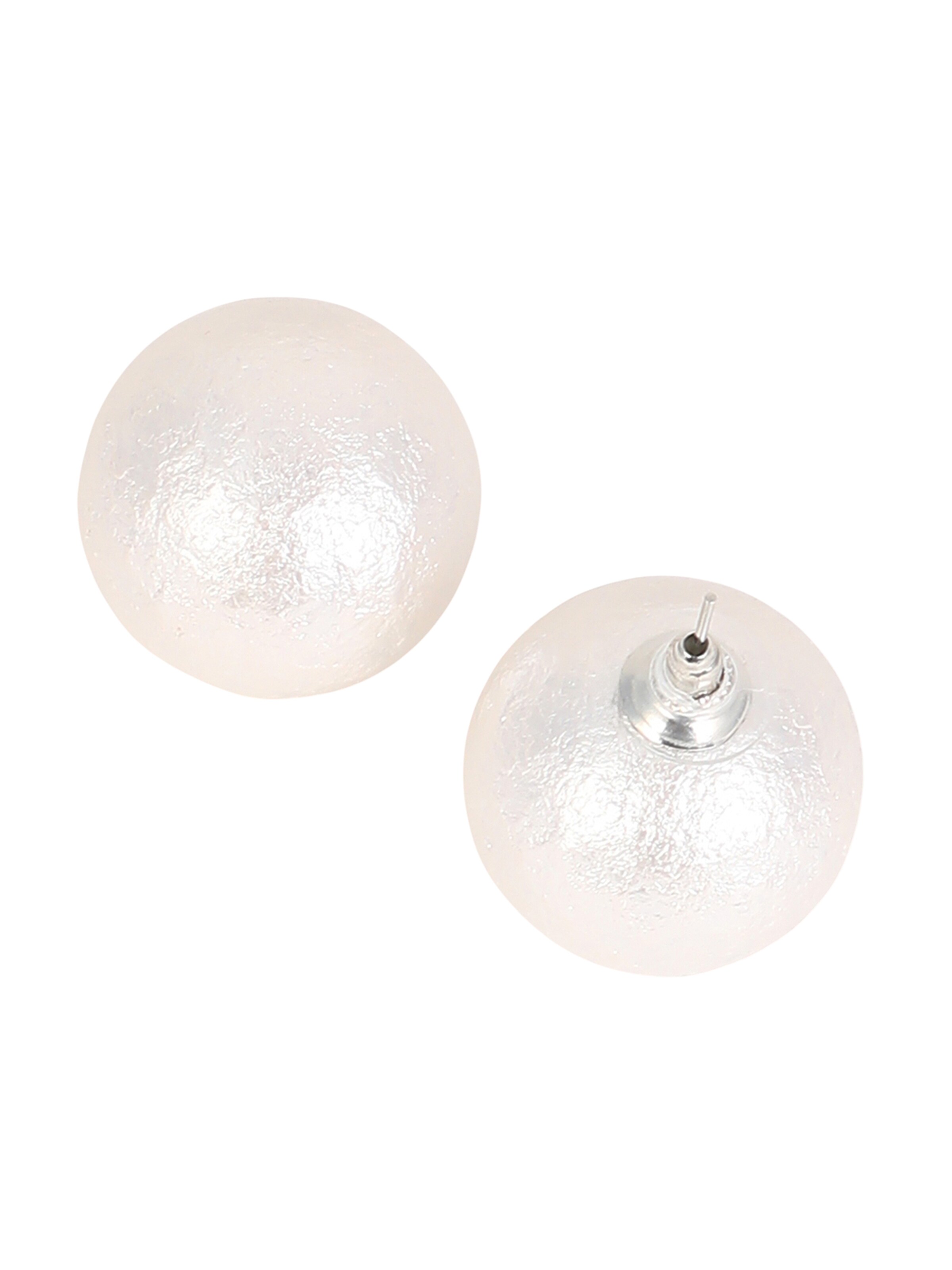 SOHI Kolczyki 'Bria' w kolorze biały