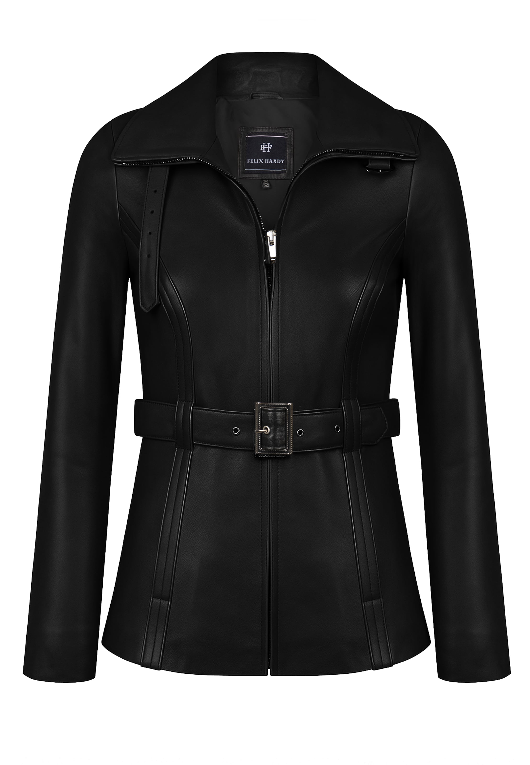 Felix Hardy Tussenjas in Zwart: voorkant