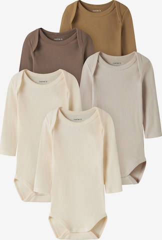 NAME IT Rompertje/body in Beige: voorkant