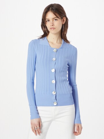 rosemunde Knit Cardigan in Blue: front