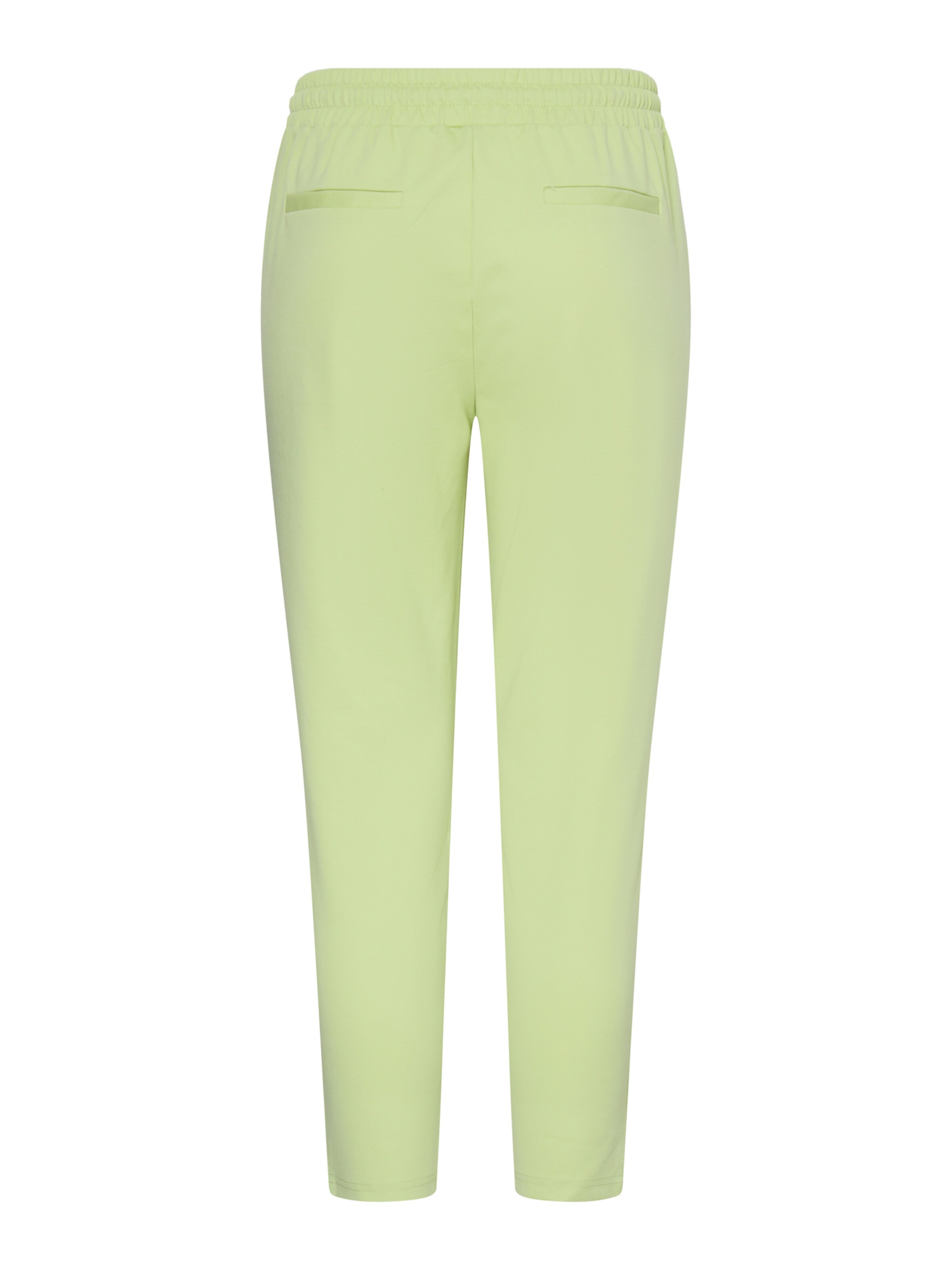 ICHI Tapered Pleat-Front Pants 'IHKATE' in Green