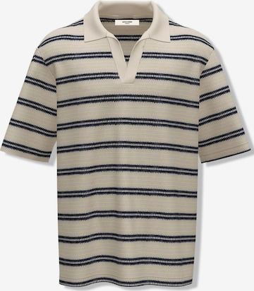 JACK & JONES T- Shirt 'Marin' in Beige: predná strana