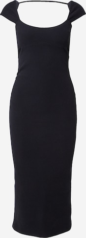 HOLLISTERPletena haljina - crna boja: prednji dio